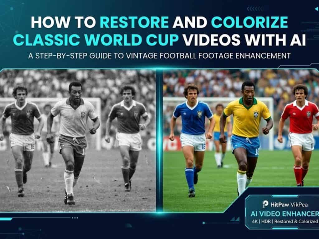 AI Colorization of Classic World Cup Videos