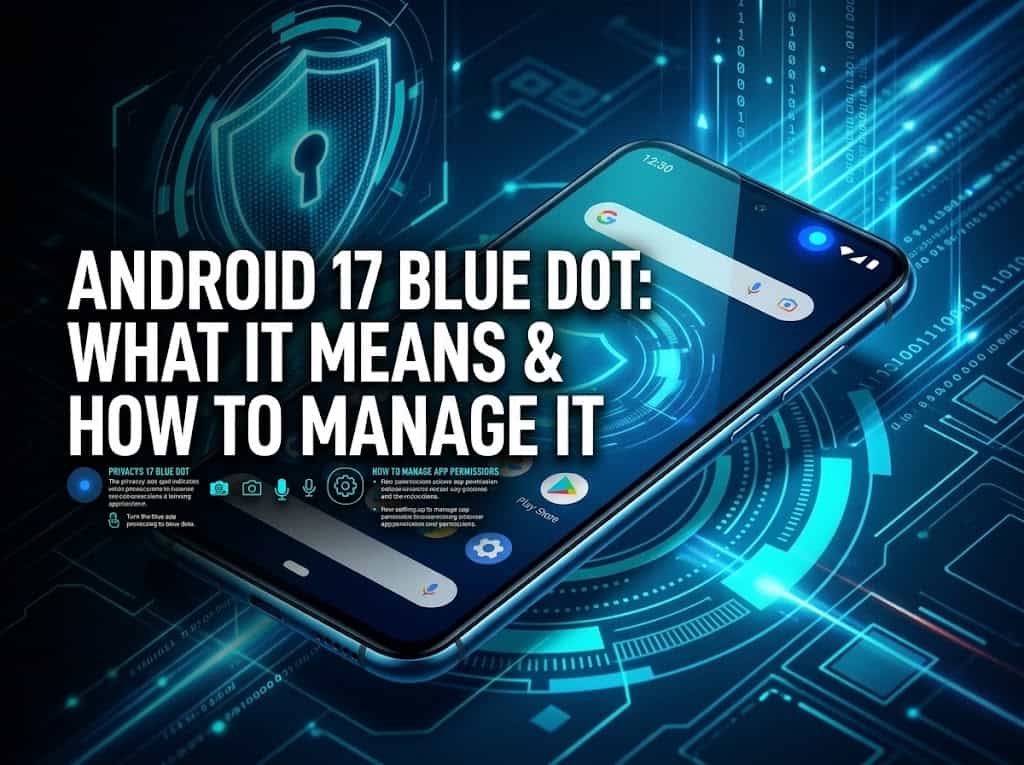 Android 17 Blue Dot Explained