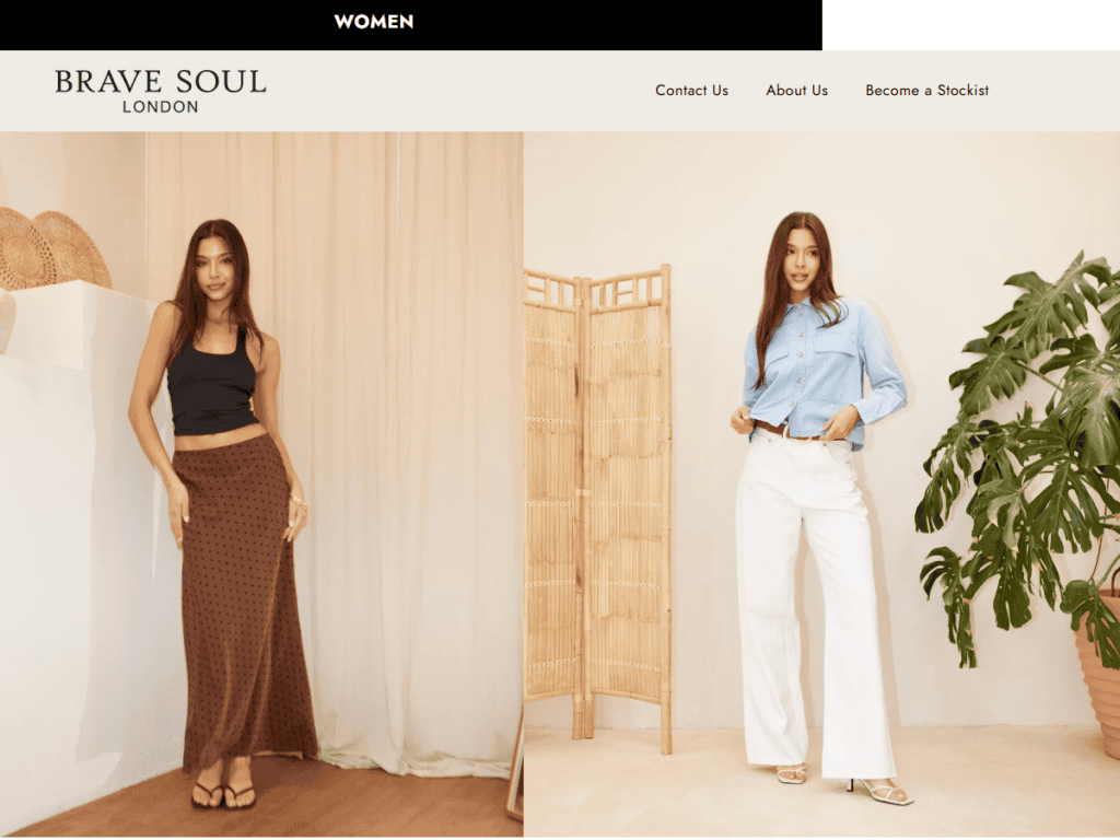 Fashion brand website